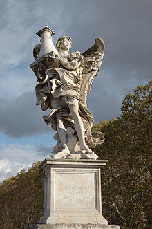Angel on bridge of angels in Rome.JPG