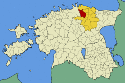 Kadrina Parish within Lääne-Viru County.