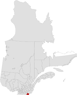 Quebec MRC Coaticook location map.svg