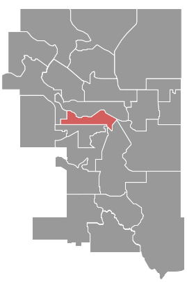 Calgary Provincial Riding - Calgary Buffalo.svg