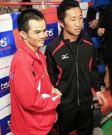 Pongsaklek Wonjongkam & Daisuke Naitō, Mar. 2010.jpg