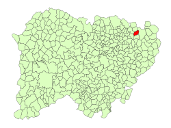 Location in Salamanca