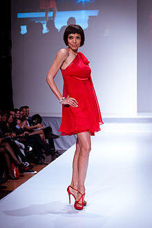 Tamara Taylor wearing Mark Belford – Heart and Stroke Foundation - The Heart Truth celebrity fashion show - Red Dress - Red Gown - Thursday February 8, 2012 - Creative Commons.jpg