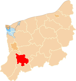 Location within the voivodeship