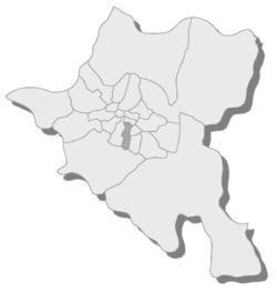 Location of Lozenetz in Sofia