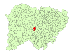Location within Salamanca