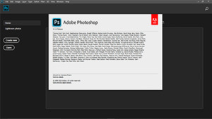 A screenshot of Photoshop with a large block of text