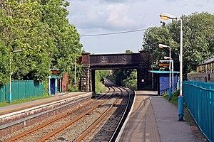 Hope Street bridge, Gwersyllt railway station (geograph 4024806).jpg