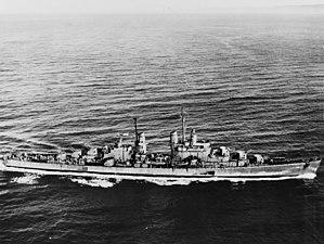 USS San Diego underway in 1944