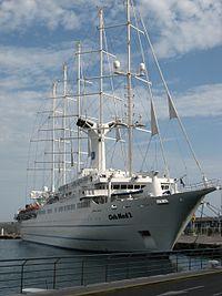 Nice fake sail cruiseship.JPG