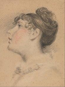 Peter DeWint - Head of a Girl- Probably a Study of Mrs. De Wint - Google Art Project.jpg