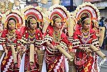 Women in traditional Manobo dress (Kaamulan Festival 2017, Bukidnon, Philippines).jpg