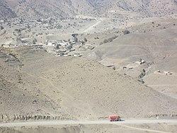 AFPAK border from Pakistan side at Ghulam Khan.jpg