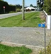 A RAPID number sign