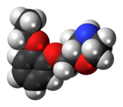 Viloxazine molecule spacefill.png