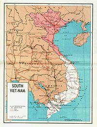 North and South Vietnam from 1954 to 1975.