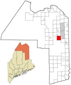 Location of Chapman, Maine
