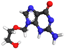 Aciclovir ball-and-stick 2KI5.png