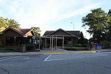 Photograph of the building that houses the