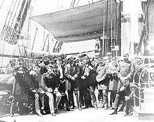 Officers of the USS Colorado off Korea in June 1871.jpg