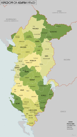 The Albanian Kingdom in 1943
