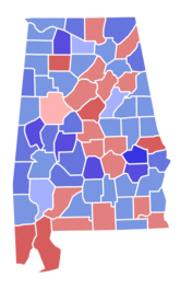 Alabama senate election results by county, 1980.png