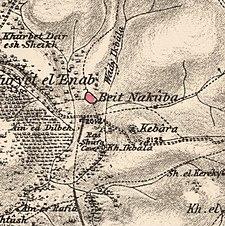 Historical map series for the area of Bayt Naqquba (1870s).jpg