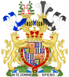 Coat of Arms of Alexander Mountbatten, 1st Marquess of Carisbrooke.svg