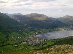 Batnfjordsøra at the end of the Batnfjorden