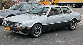 1985 Maserati Biturbo E, front left (US).jpg