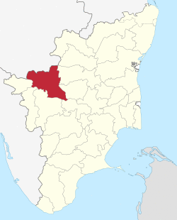 Location in Tamil Nadu, India