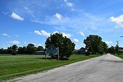 Welcome sign along the road into Magnolia
