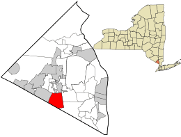 Location in Rockland County and the state of New York.