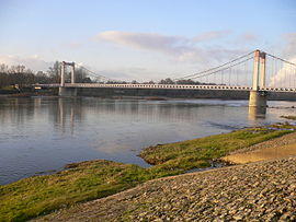 Bridge over the Loire River in Cosne-Cours-sur-Loire