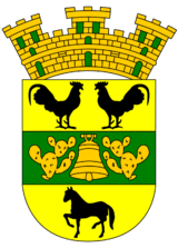 The Coat of Arms represents the Taínos.