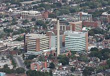 Toronto Western Hospital from CN Tower.jpg