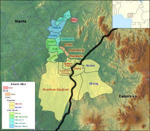 Map of the Ekoid languages.svg