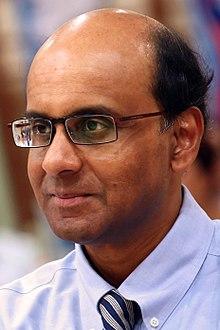 Tharman Shanmugaratnam at the official opening of Yuan Ching Secondary School's new building, Singapore - 20100716 (cropped).jpg