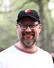 Moen after performing with The Decemberists (2009)