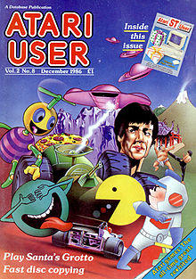 Cover of the December 1986 issue. It contains the Atari ST User supplement (see top right).