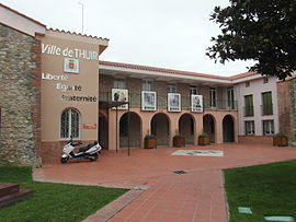 The town hall in Thuir