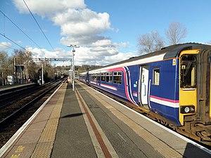 Anniesland railway station - the Maryhill Line platform, Glasgow.JPG