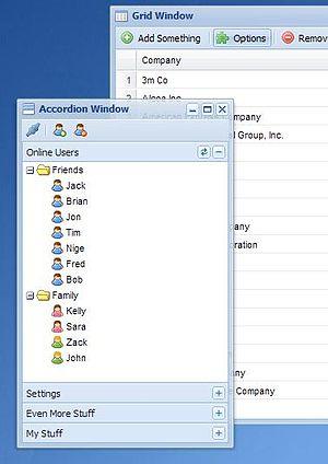 Ext JS 2.0 Web Desktop