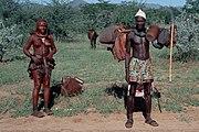 Himba herders the Kaokoveld desert