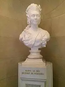 Bust located at the Nemours Mansion
