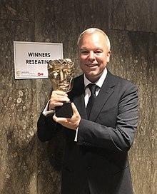 Steve Pemberton after winning a BAFTA for Inside No. 9 in 2019 (cropped).jpg