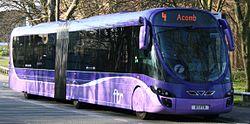 Ftr bus in University Road, York University campus, 19004 (B7 FTR), 7 April 2007.jpg