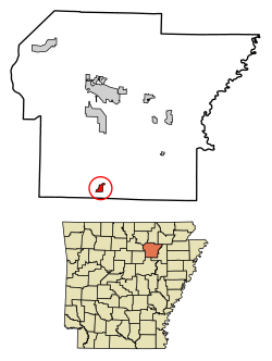 Location of Pleasant Plains in Independence County, Arkansas