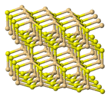 3D model of the structure of greenockite