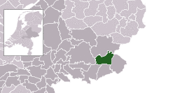 Highlighted position of Oost Gelre in a municipal map of Gelderland